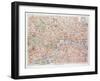 Map of the Centre of London Great Britain 1899-null-Framed Giclee Print