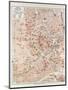 Map of the Centre of Vienna Austria 1899-null-Mounted Giclee Print