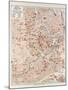 Map of the Centre of Vienna Austria 1899-null-Mounted Giclee Print