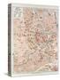 Map of the Centre of Vienna Austria 1899-null-Stretched Canvas