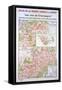 Map of the Champagne Region: Bar-Sequanais and Bar-Sur-Aubois-null-Framed Stretched Canvas