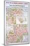 Map of the Champagne Region: Bar-Sequanais and Bar-Sur-Aubois-null-Mounted Giclee Print