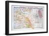 Map of the Champagne Region: Montagne De Reims and Ardre Valley-null-Framed Giclee Print