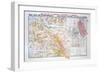 Map of the Champagne Region: Montagne De Reims and Ardre Valley-null-Framed Giclee Print