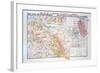 Map of the Champagne Region: Montagne De Reims and Ardre Valley-null-Framed Giclee Print