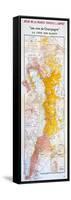Map of the Champagne Region: the Côte Des Blancs-null-Framed Stretched Canvas