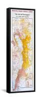 Map of the Champagne Region: the Côte Des Blancs-null-Framed Stretched Canvas