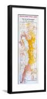 Map of the Champagne Region: the Côte Des Blancs-null-Framed Giclee Print