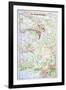 Map of the Champagne Region-null-Framed Giclee Print