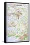 Map of the Champagne Region-null-Framed Stretched Canvas