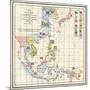 Map of the China Seas, Philippines, and European Colonies in the Region, c.1898-null-Mounted Giclee Print