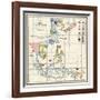 Map of the China Seas, Philippines, and European Colonies in the Region, c.1898-null-Framed Giclee Print