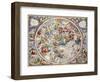 Map of the Christian Constellations as Depicted by Julius Schiller, from the Celestial Atlas-Andreas Cellarius-Framed Giclee Print