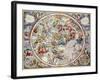 Map of the Christian Constellations as Depicted by Julius Schiller, from the Celestial Atlas-Andreas Cellarius-Framed Giclee Print