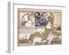 Map of the Christmas Flood of 1717, 1720-Johann Baptista Homann-Framed Giclee Print