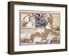 Map of the Christmas Flood of 1717, 1720-Johann Baptista Homann-Framed Giclee Print