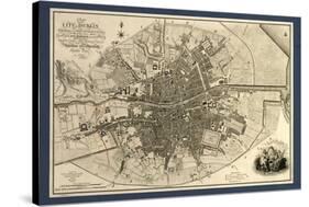 Map of the City of Dublin, 1797-Library of Congress-Stretched Canvas