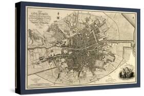 Map of the City of Dublin, 1797-Library of Congress-Stretched Canvas