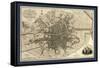 Map of the City of Dublin, 1797-Library of Congress-Framed Stretched Canvas