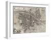 Map of the City of Florence by Giuseppe Molini-null-Framed Giclee Print