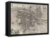 Map of the City of Florence by Giuseppe Molini-null-Framed Stretched Canvas