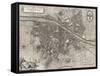 Map of the City of Florence by Giuseppe Molini-null-Framed Stretched Canvas