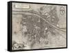 Map of the City of Florence by Giuseppe Molini-null-Framed Stretched Canvas