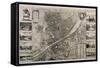 Map of the City of Florence-Wenceslaus Hollar-Framed Stretched Canvas