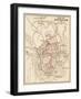 Map of the City of Jerusalem, 1870s-null-Framed Premium Giclee Print