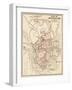 Map of the City of Jerusalem, 1870s-null-Framed Premium Giclee Print