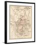 Map of the City of Jerusalem, 1870s-null-Framed Giclee Print