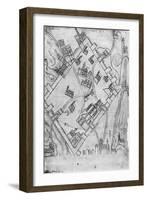 Map of the City of Jerusalem, before 1167-null-Framed Giclee Print