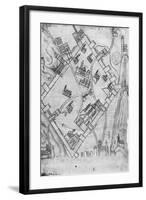 Map of the City of Jerusalem, before 1167-null-Framed Giclee Print