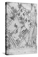 Map of the City of Jerusalem, before 1167-null-Stretched Canvas
