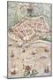 Map of the City of Le Havre, France, 1583-null-Mounted Giclee Print
