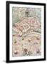 Map of the City of Le Havre, France, 1583-null-Framed Giclee Print