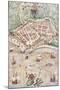 Map of the City of Le Havre, France, 1583-null-Mounted Giclee Print