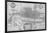 Map of the City of London and City of Westminster in C1600, 1708-null-Framed Giclee Print