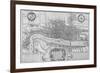 Map of the City of London and City of Westminster in C1600, 1708-null-Framed Giclee Print