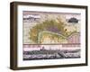 Map of the City of London, C1710-null-Framed Giclee Print