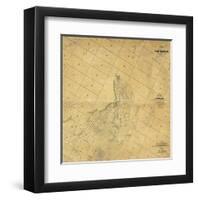 Map of The City of Los Angeles, c.1857-Ord, Edward Otto Cresap-Framed Art Print