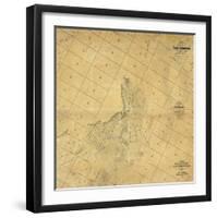 Map of The City of Los Angeles, c.1857-Ord, Edward Otto Cresap-Framed Art Print