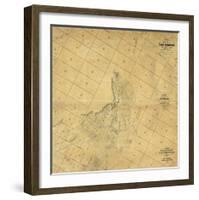 Map of The City of Los Angeles, c.1857-Ord, Edward Otto Cresap-Framed Art Print