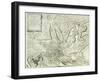 Map of the City of Rome, Engraved by the Artist, 1557-Antonio Lafreri-Framed Giclee Print