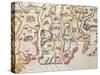 Map of the Coast of Africa and the River Gambia, 1622-null-Stretched Canvas