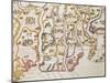 Map of the Coast of Africa and the River Gambia, 1622-null-Mounted Giclee Print