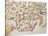 Map of the Coast of Africa and the River Gambia, 1622-null-Stretched Canvas