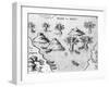 Map of the Coast of Guyana, Illustration from 'Regni Guianae'-null-Framed Giclee Print