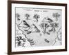 Map of the Coast of Guyana, Illustration from 'Regni Guianae'-null-Framed Giclee Print