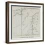 Map of the Coast of the Late Wrecks-null-Framed Giclee Print